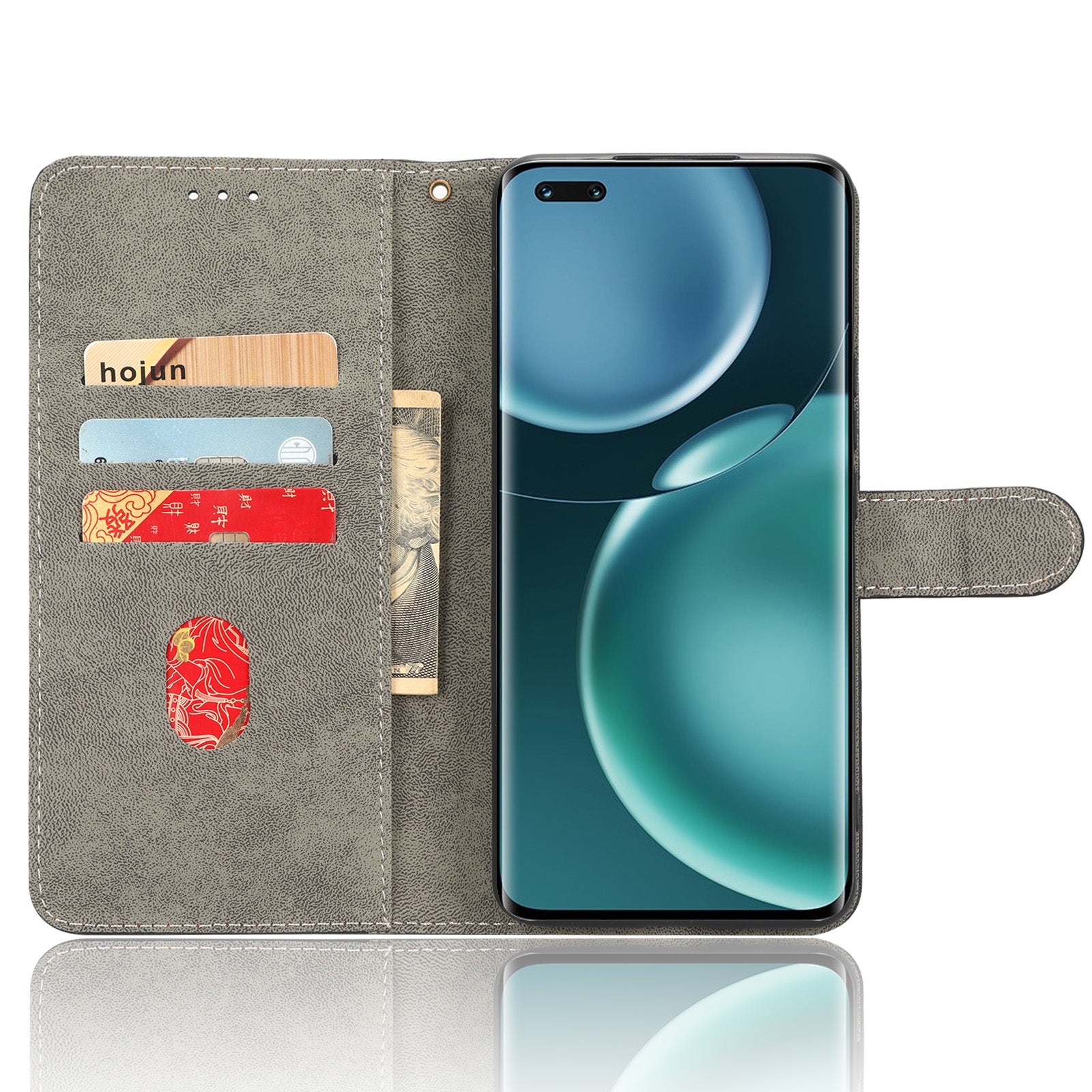 For Honor Magic4 Pro 5G RFID Blocking PU Leather Phone Case Protective Magnetic Mobile Phone Cover with Wallet Stand For Honor Magic4 Pro 5G RFID Blocking PU Leather Phone Case Protective Magnetic Mobile Phone Cover with Wallet Stand